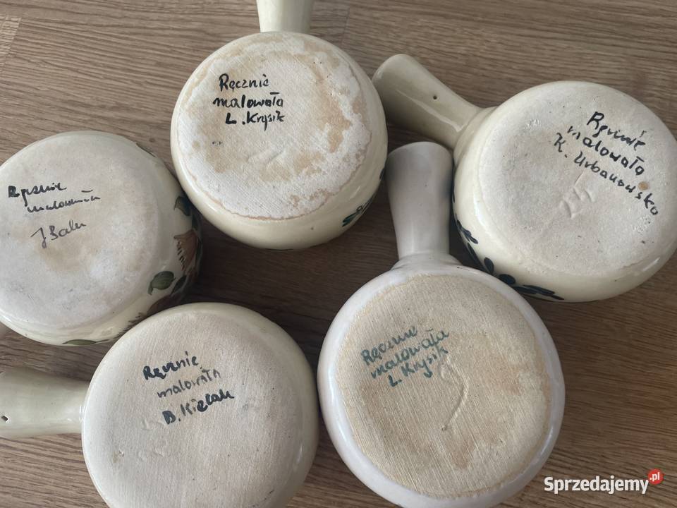 fajansowy tygielek PRL Pruszcz Gdański