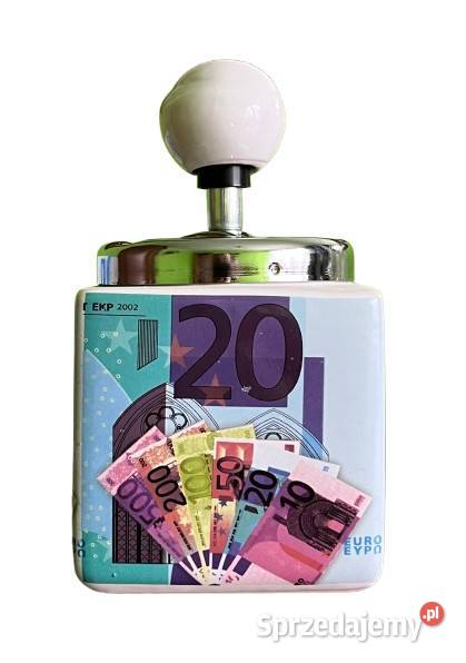 Popielniczka Zamykana Kwadratowa Ceramiczna Z Ostrowy nad Okszą