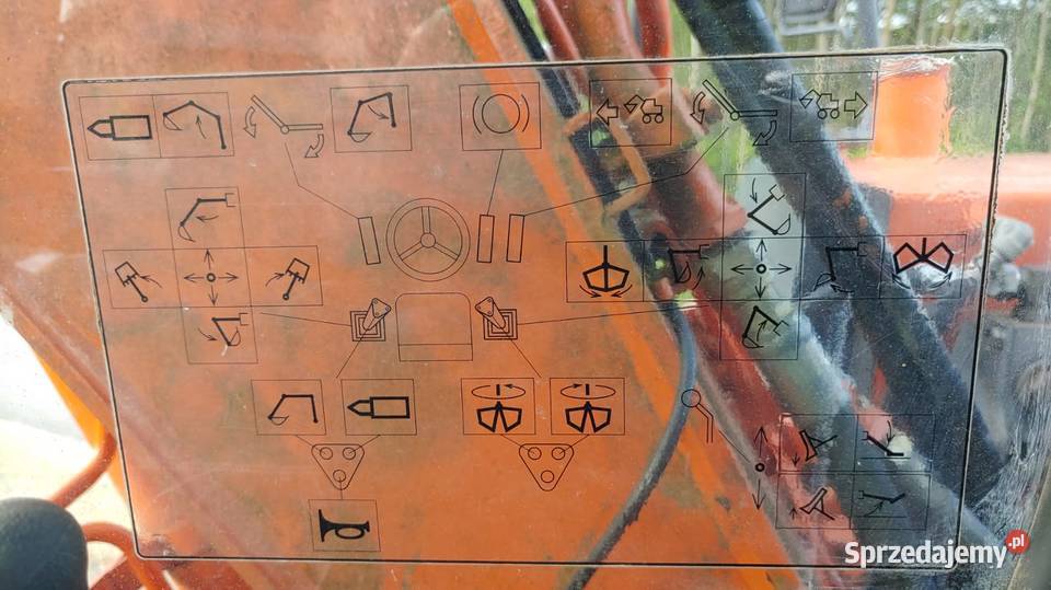 Koparka Hitachi ZX 130 W podpory pług bez luzów łódzkie sprzedam