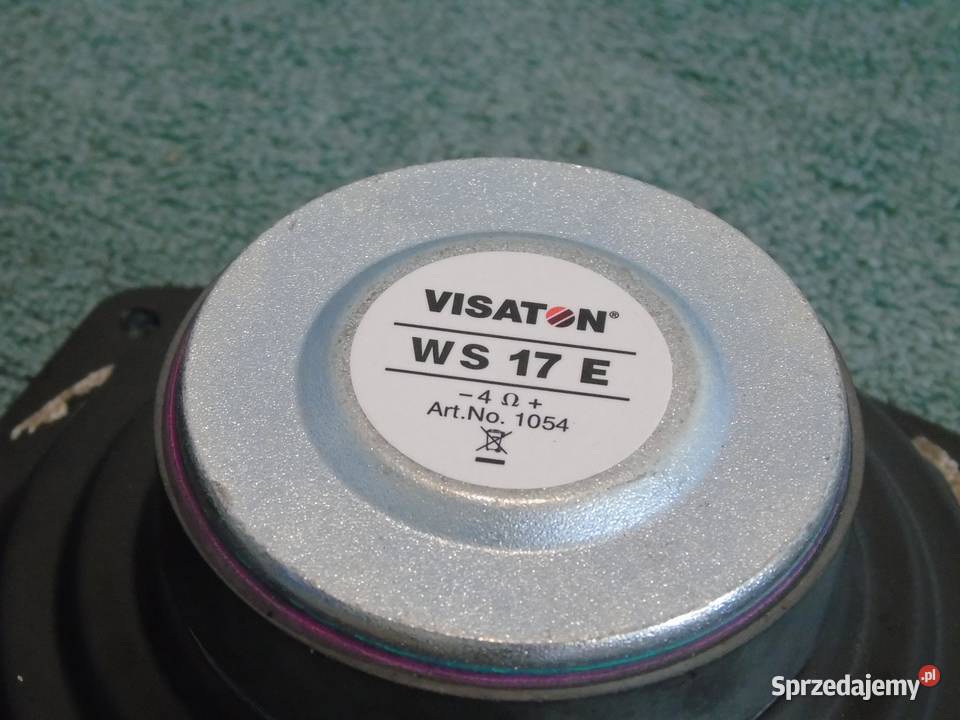 Głośniki niskotonowe Visaton WS 17 E para podkarpackie Jasło sprzedam