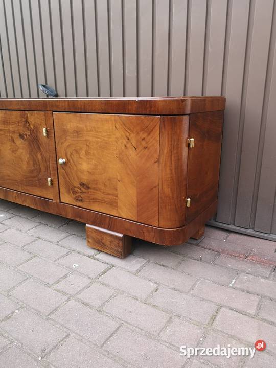 Komoda RTV 200 ARTDECO Solidna Orzech Niska Meble Meble Swarzędz