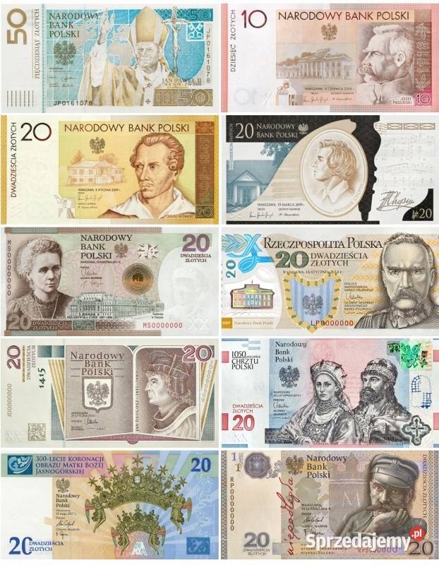 Folder Banknot 20 Bitwa Warszawska Piłsudski 19 śląskie Sosnowiec