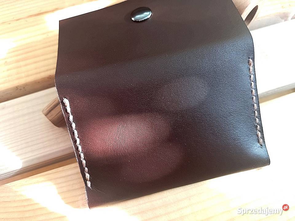Skórzane etui na dokumenty karty Kielce