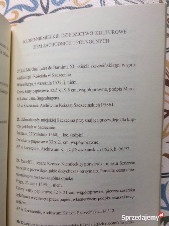 3750 Dokumenty Skarby Ziem Zachodnich I Antykwariat Szczecin
