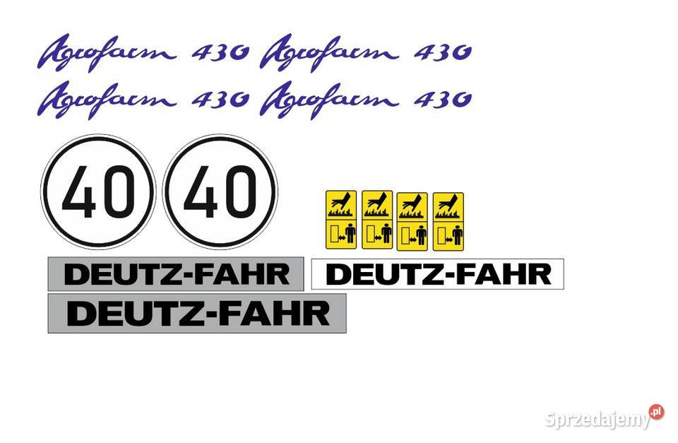 Naklejki Agrofarm 430 i inne modele super mocne Pozostałe Bydgoszcz