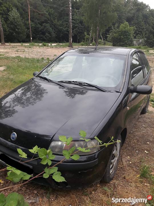Fiat Punto 2001 czarny Rok produkcji 2001 Punto łódzkie Łódź