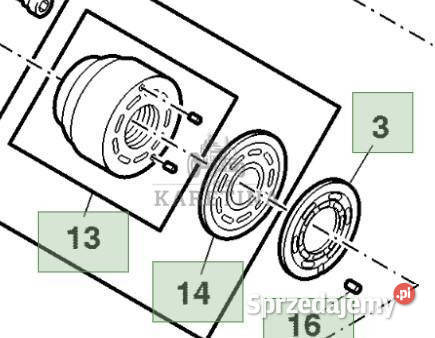 John Deere 9780CTS 9780i CTS 2005 Cylinder Pompy Jastrzębniki