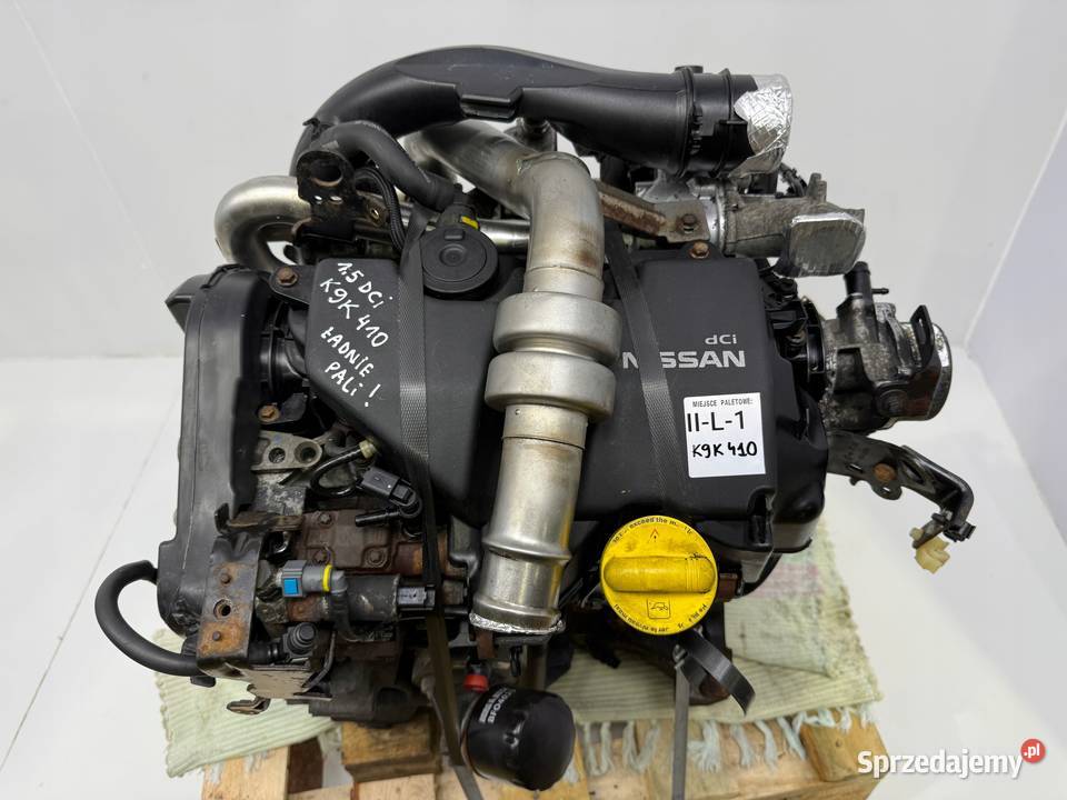 SILNIK K9K410 Nissan Juke F15 Qashqai 15 DCI 110