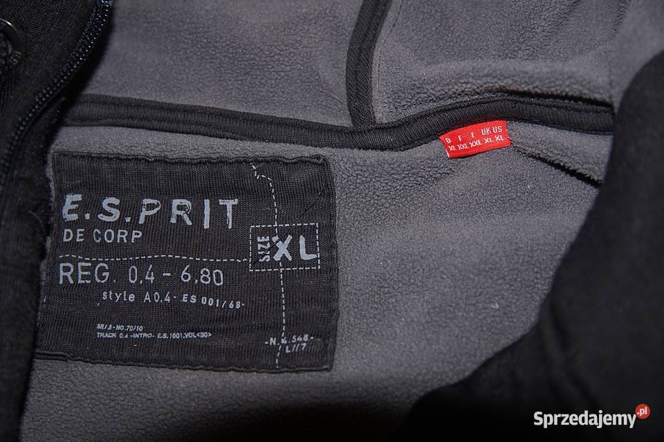 Męska bluza softshell ESPRIT XL Rozmiar XL Kętrzyn