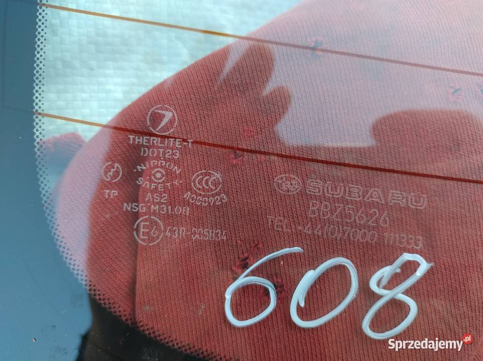 SZYBA TYLNA TYŁ SUBARU LEGACY IV 4 lubelskie