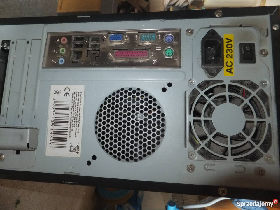 komputer pc win xp Pleśna