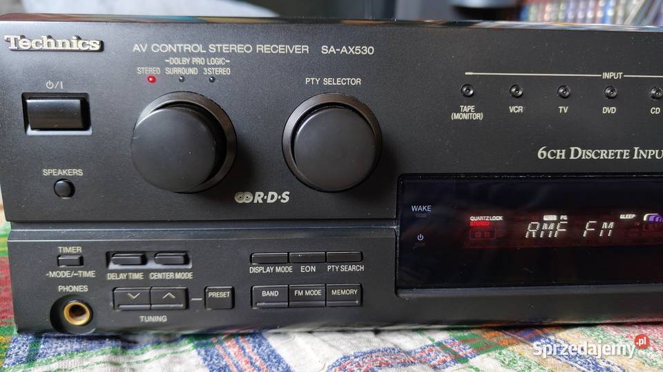 Amplituner technics SA AX539 51 5x80w zadbany