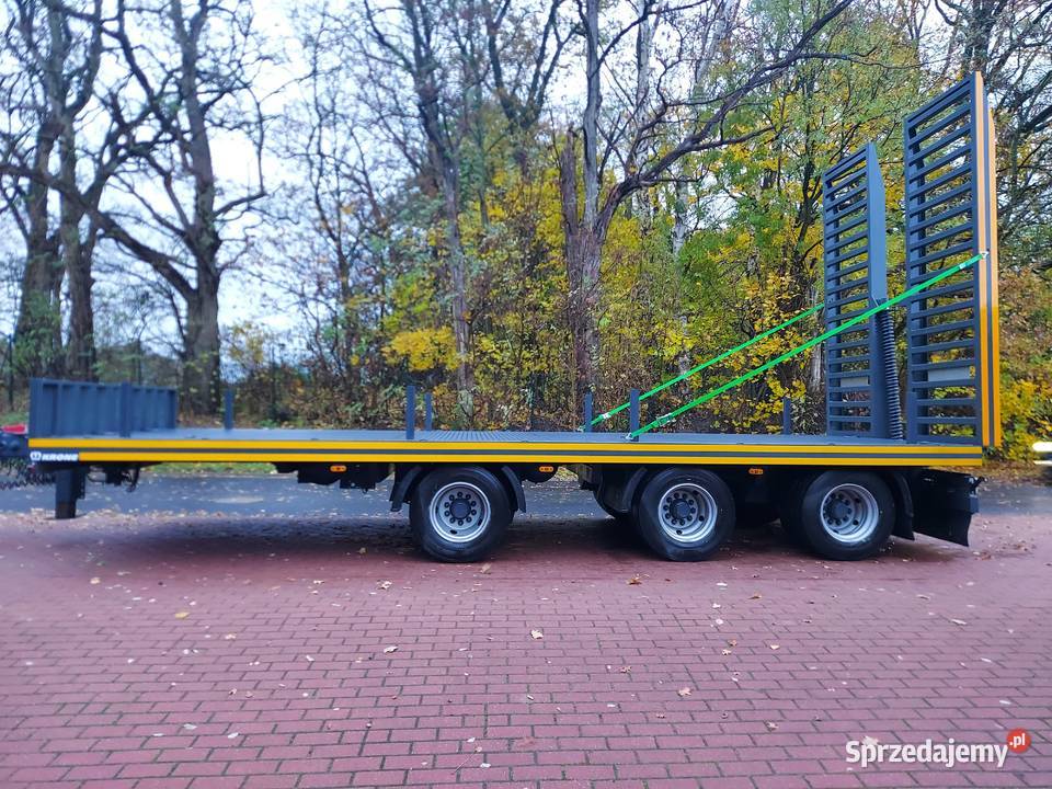 LAWETA 3 osiowa przyczepa niskopodwoziowa DMC 27 wielkopolskie Stęszew sprzedam