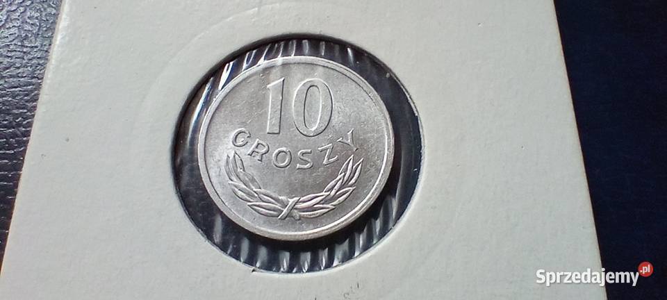 Stare monety 10 groszy 1974 Polska PRL mennicza Lesko sprzedam