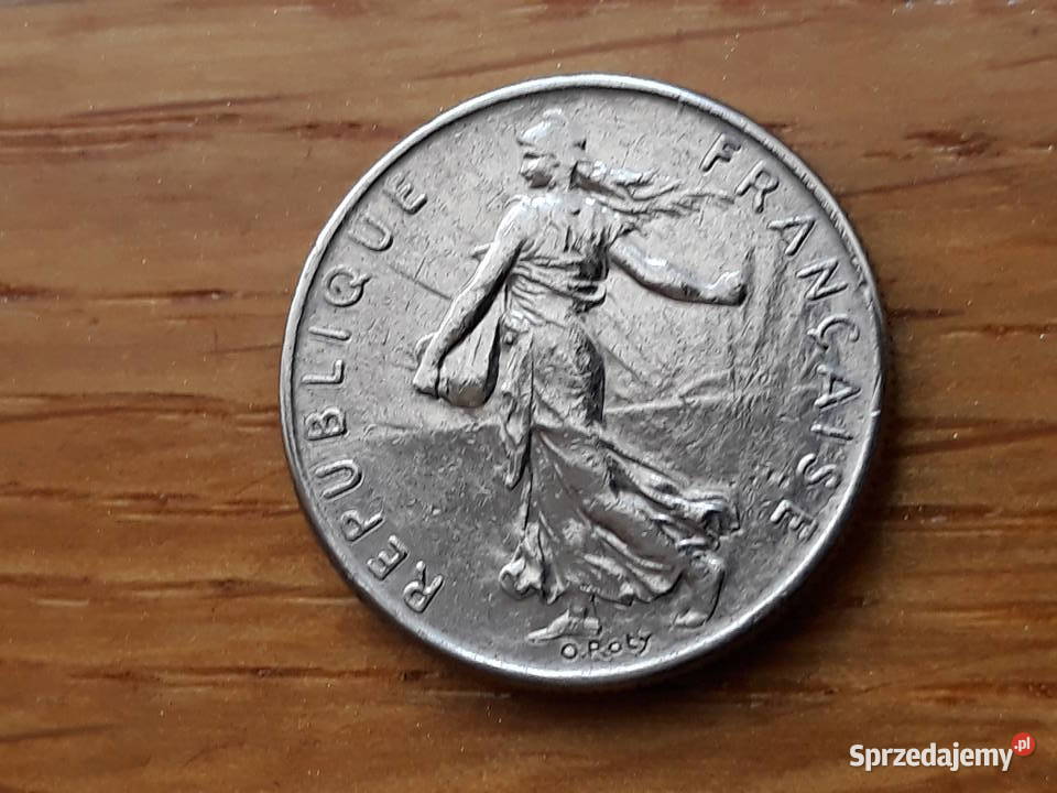 Moneta Franc 12 Frank 1977 Bukownica