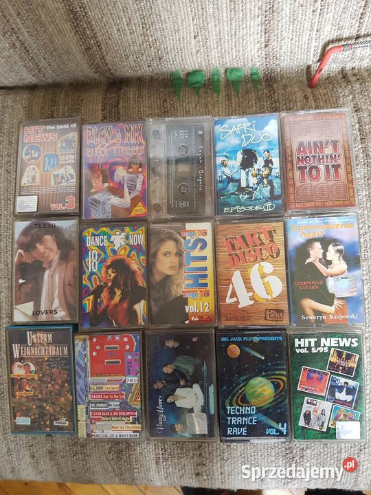 Zestaw 120 kaset magnetofonowych różni wykonawcy