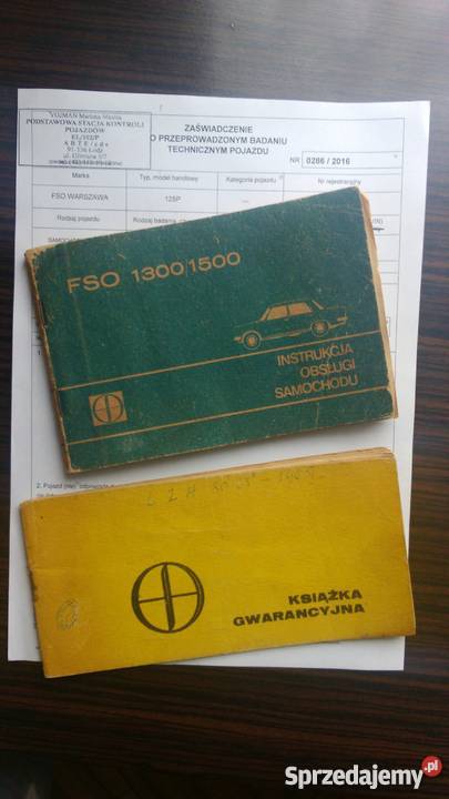 FIAT 125P 1984 zarejestrowany opłacony pomarańczowy