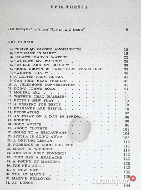 Listen and learn 1 J Smólska J Rusiecki Chełm sprzedam