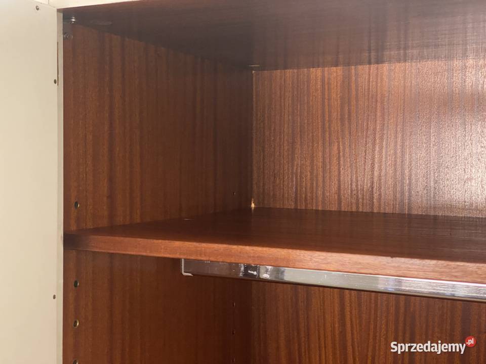 Biała szafa pięciodrzwiowa z lustrami 315cm Gryfice