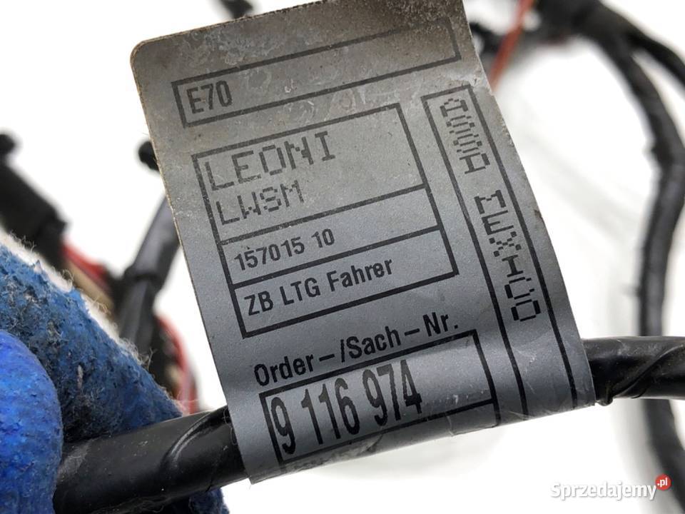 WIĄZKA DRZWI PRZÓD LEWY BMW E71 7209881 30 245 podkarpackie