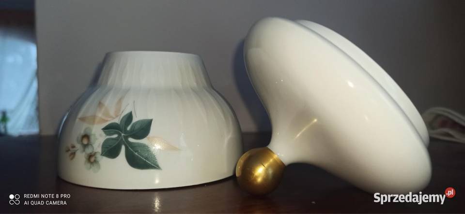 Cukiernica Scherzer BavariaGermany biała Porcelana i szkło pomorskie Gdańsk