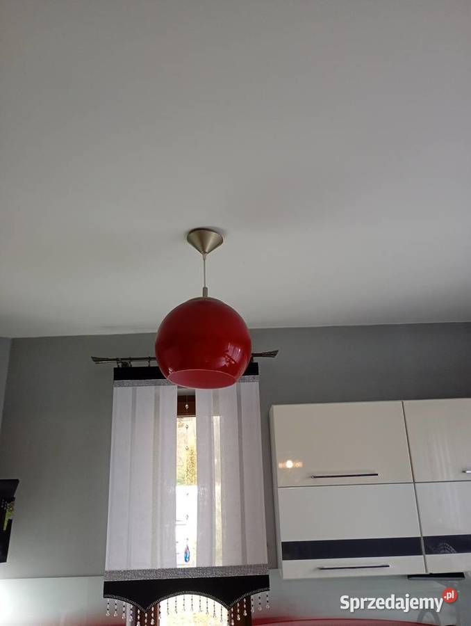 Żyrandol czerwony Mniów