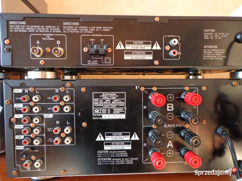 PIONEER wzmacniacz A656 tuner F676
