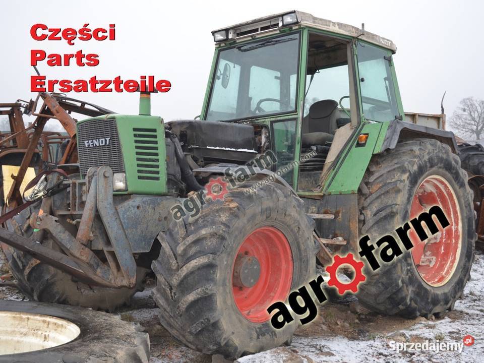 Fendt 310 LSA części skrzynia biegów silnik oś Byków