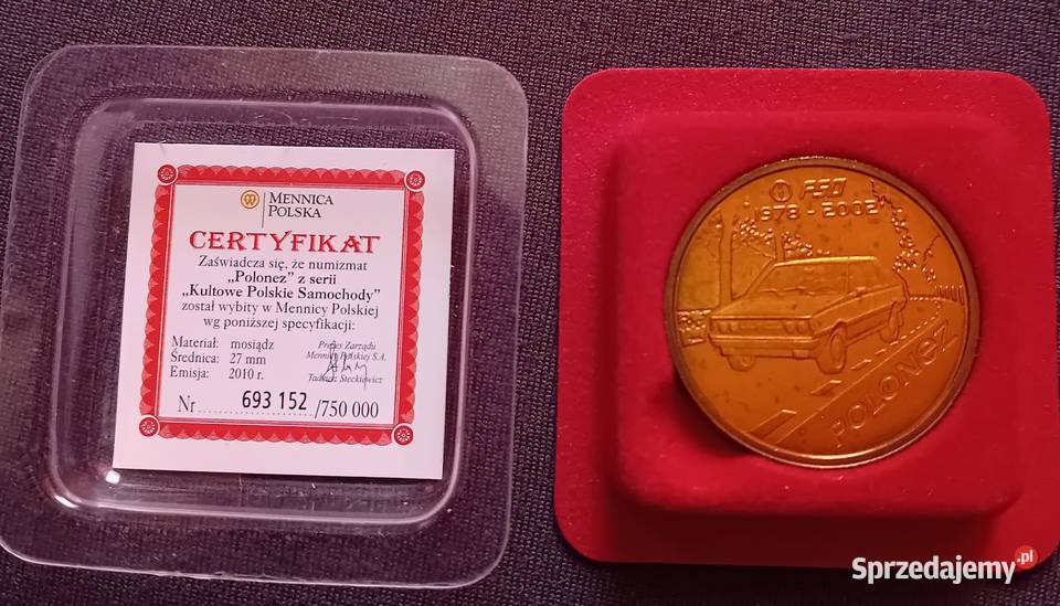 Zestaw 4 monet kolekcjonerskich ORLEN Kultowe Numizmatyka wielkopolskie Koźminek sprzedam