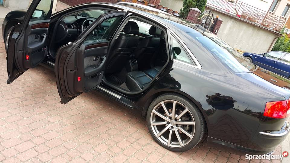 AUDI A8 42 MPi 340 2006r4x4 IDEALNA światła przeciwmgłowe podlaskie Łomża