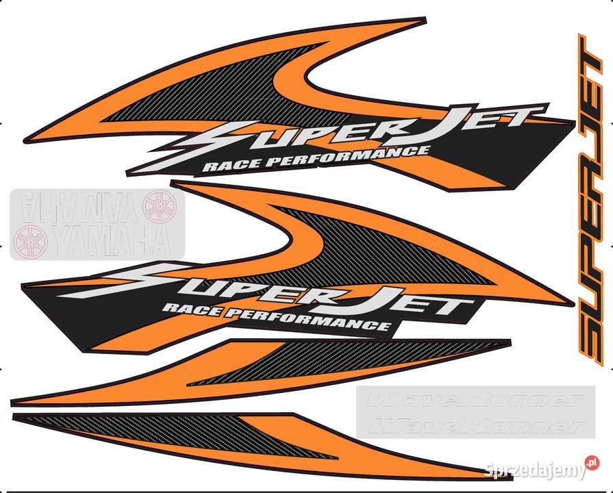 NAKLEJKI YAMAHA SUPER JET mazowieckie