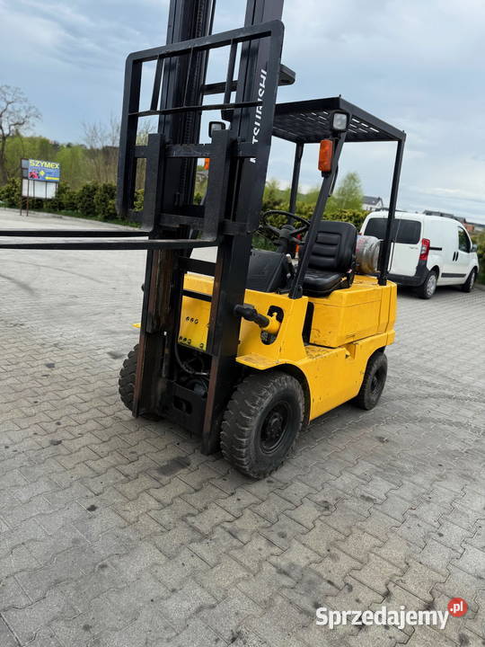 wózek widłowy MITSUBISHI FG15 LPG 50m 1500 Działoszyn
