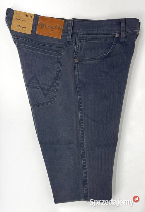 Spodnie męskie Wrangler Greensboro Navy Washed niebieski
