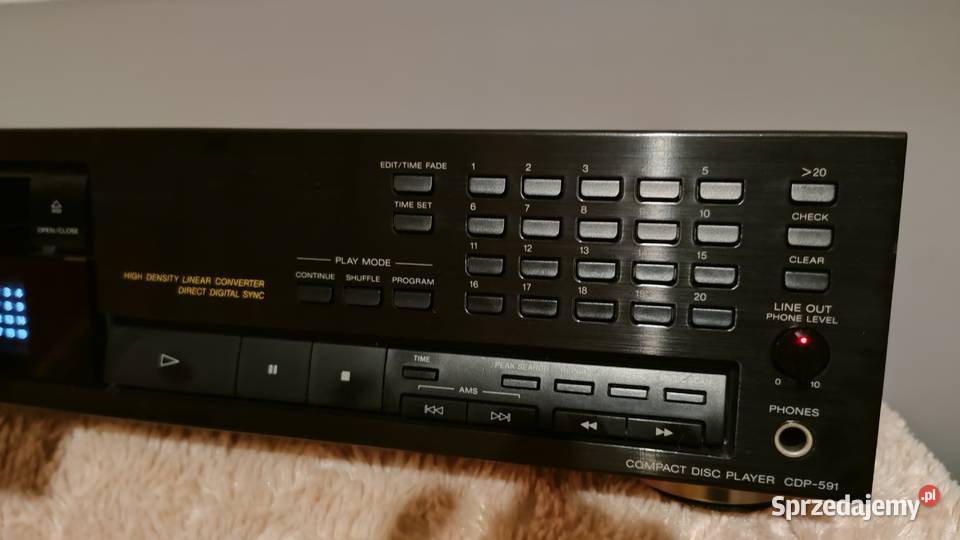Odtwarzacz CD Sony cdp 591 Trzebuska