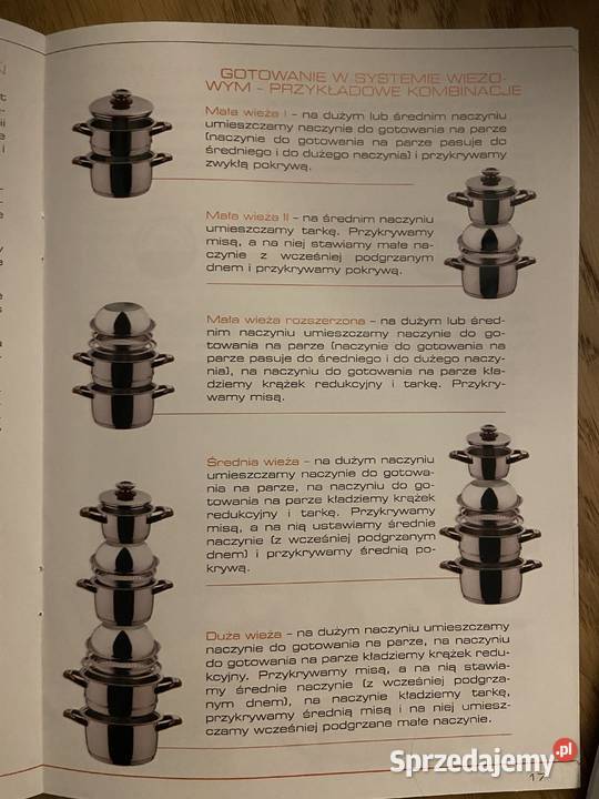 Ekskluzywny zestaw garnków Philipiak 16 AGD drobne sprzedam