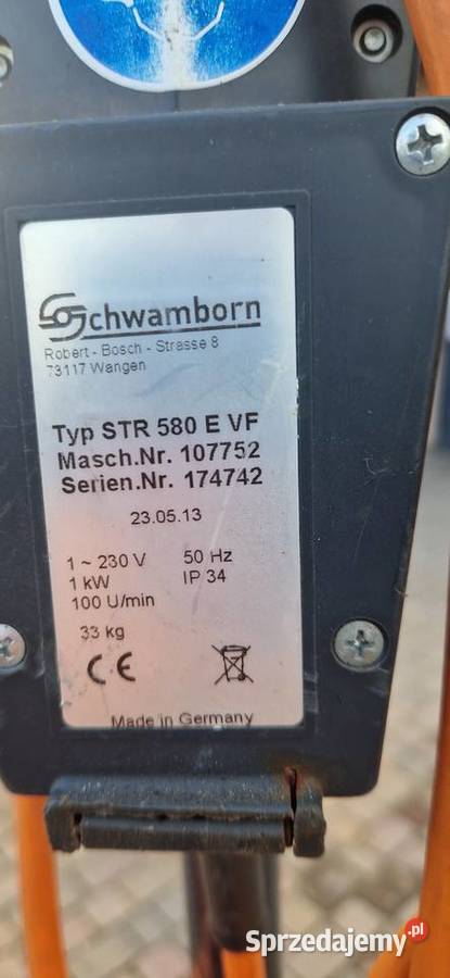 Szorowarka odchwaszczarka swamborn str 580e