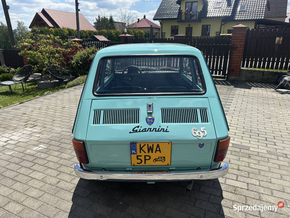 Fiat 126 I seria 1973 Piękny kolor świetny stan 600cm3 Tomice