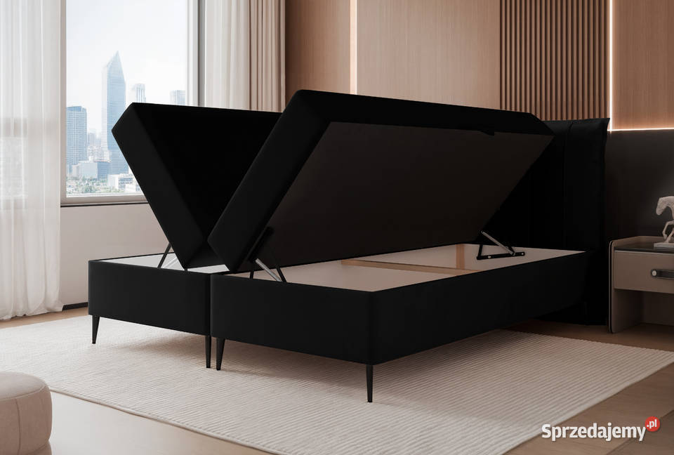 Łóżko kontynentalne z pojemnikiem Suzi różne