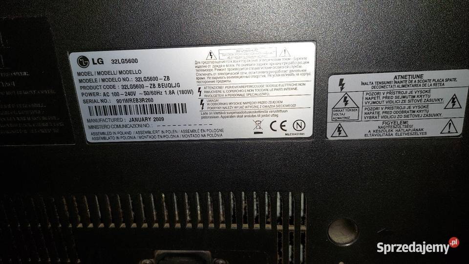 Telewizor LG 32LG5600 USB TV i Video Poznań