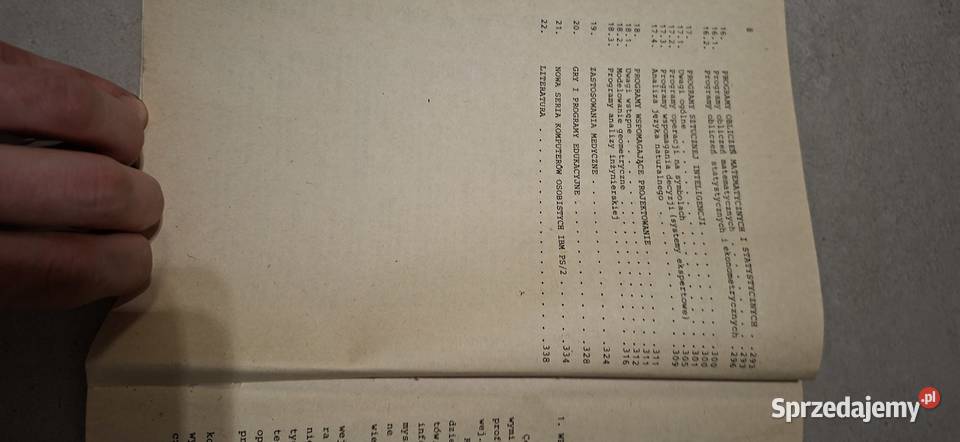 I wydanie KOMPUTER OSOBISTY IBM PC unikat 1988 r Łęczyca sprzedam