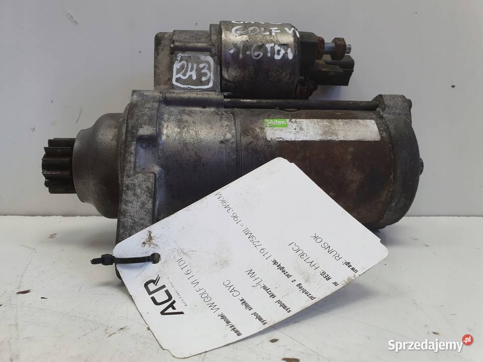 ROZRUSZNIK VW Golf VI 16 TDI valeo CAYC 105 Rudka