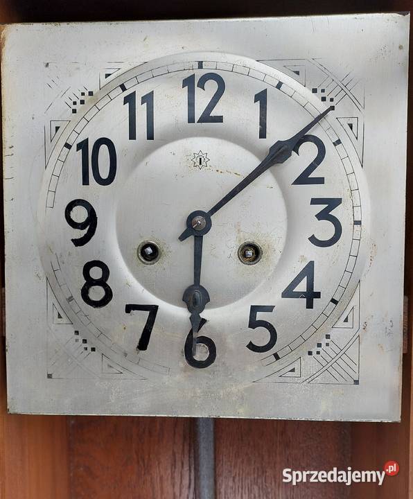 Stary zegar ścienny Junghans 1920r sprawny film