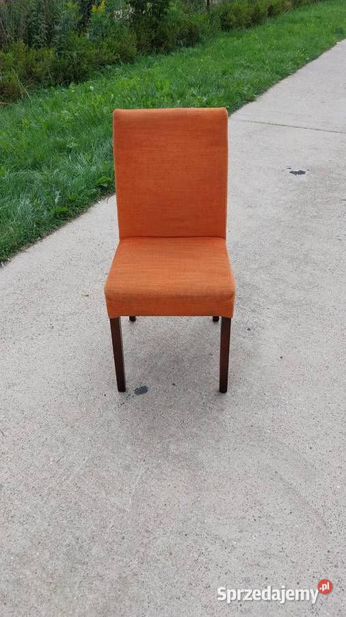 Zestaw Krzeseł w Kolorze Pomarańczowym 25