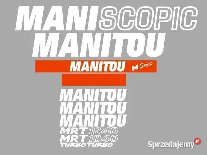 Naklejki oklejenie MANITOU MRT 1840 Zamiennik Janików