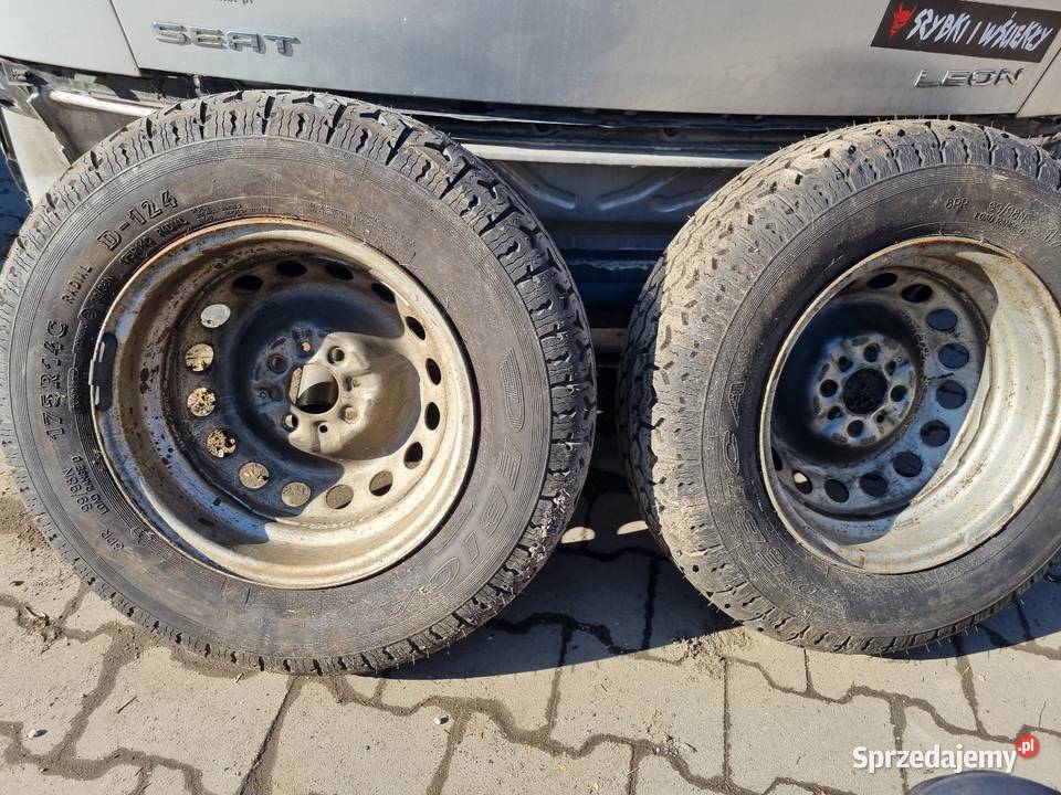 2 Nowe Koła 14C Polonez Truck 175 R14C Dębica Skawina