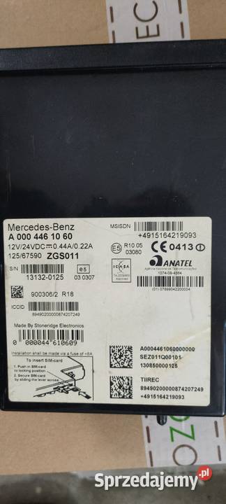 Fleetboard TIIREC Pro Mercedes Actros Arox Atego Warszawa