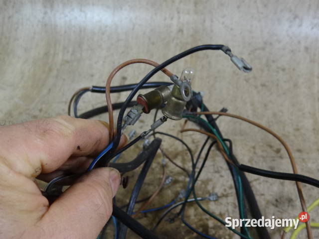 kostka instalacji z przewodami MZ ETZ org DDR Żary