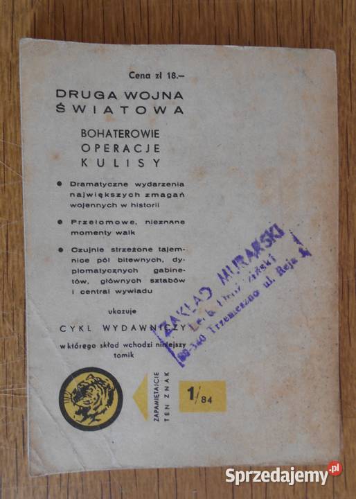 Żółty Tygrys Ochotnicza warszawska 184 Parczew