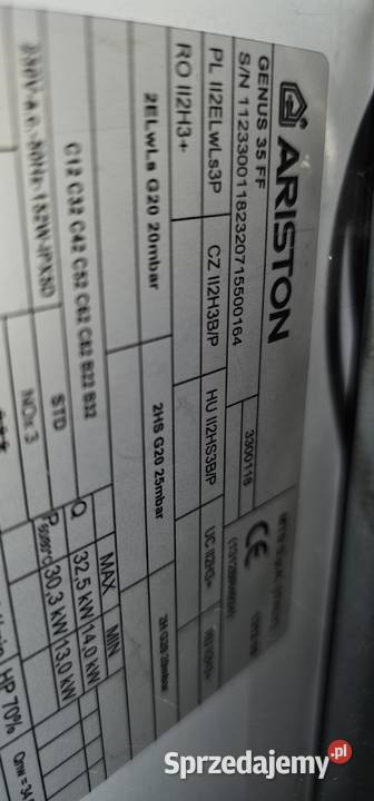 Ariston GENUS 35 FF wielkopolskie Nowy Tomyśl