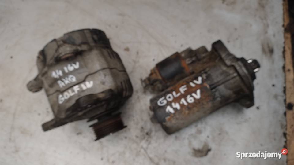 VW GOLF IV 14 16V rozrusznik alternator Kielce sprzedam